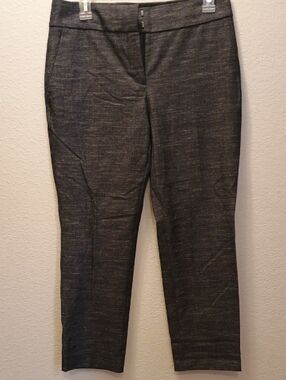 LOFT Petite Women's Charcoal Dress Pants - Classic Straight Fit